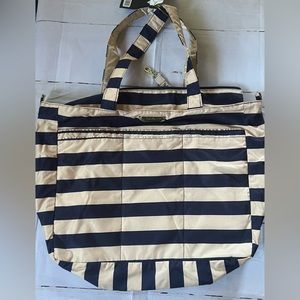 Ju-Ju-Be Super Be First Mate Striped Nylon Diaper Bag Tote